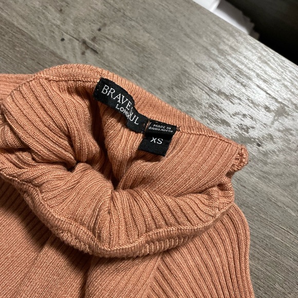 ASOS Brave Soul trudy ribbed roll neck sweater - Picture 5 of 10